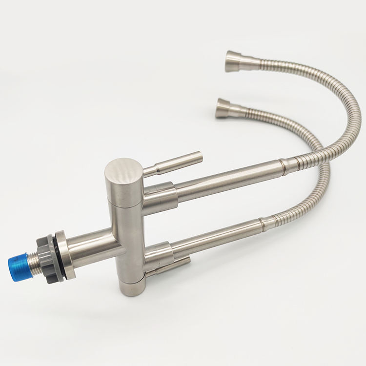 2 hole kitchen faucet with sprayer