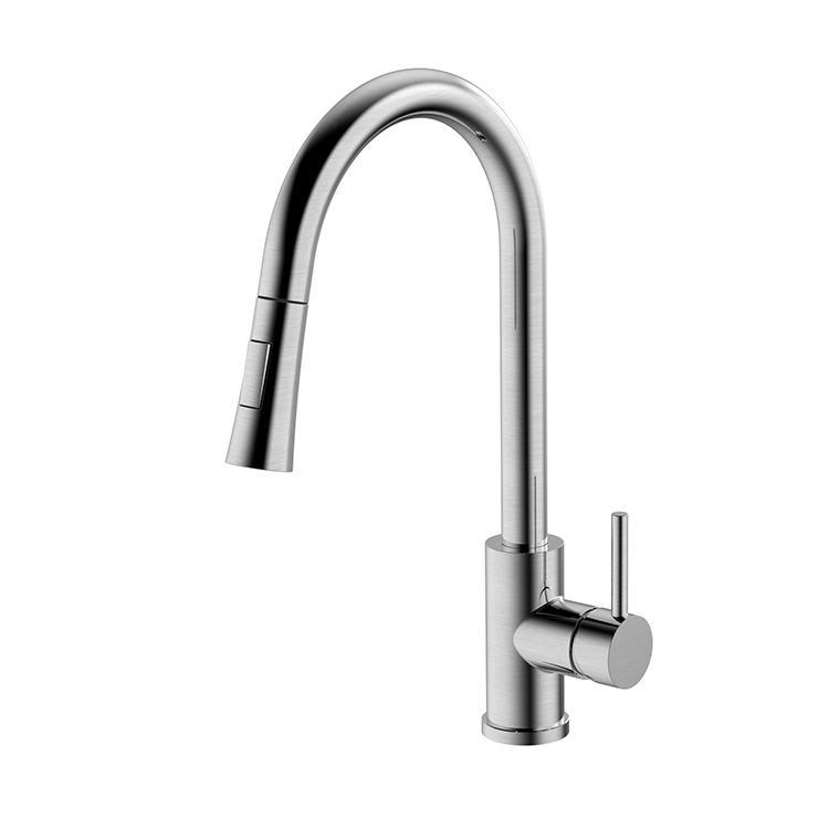 Hot Sell 360 Degree Rotation Kitchen Faucet 2022 Single Handle Mixer Tap Kitchen Pull Down Faucet