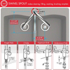 Amazon Hot Sale Kitchen Mixer Brushed Stainless Steel 304 Faucet Tap Hot And Cold Pull Down Kitchen Sink Faucet