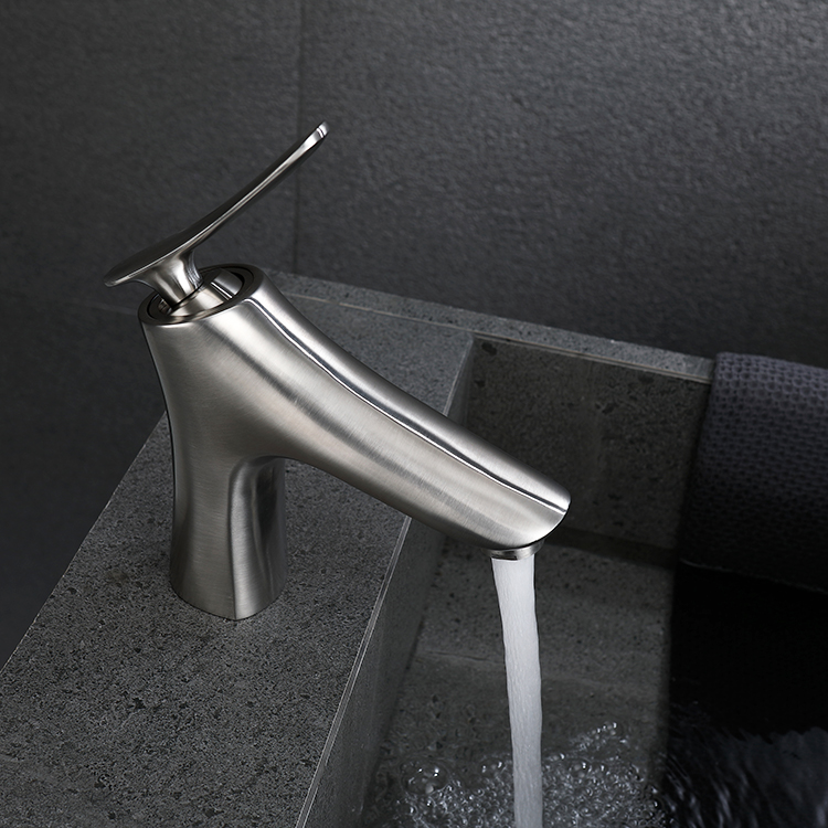 Modern Design Hot Cold Water Tap Faucet Wash Basin Mixer Single Handle Basin Faucet