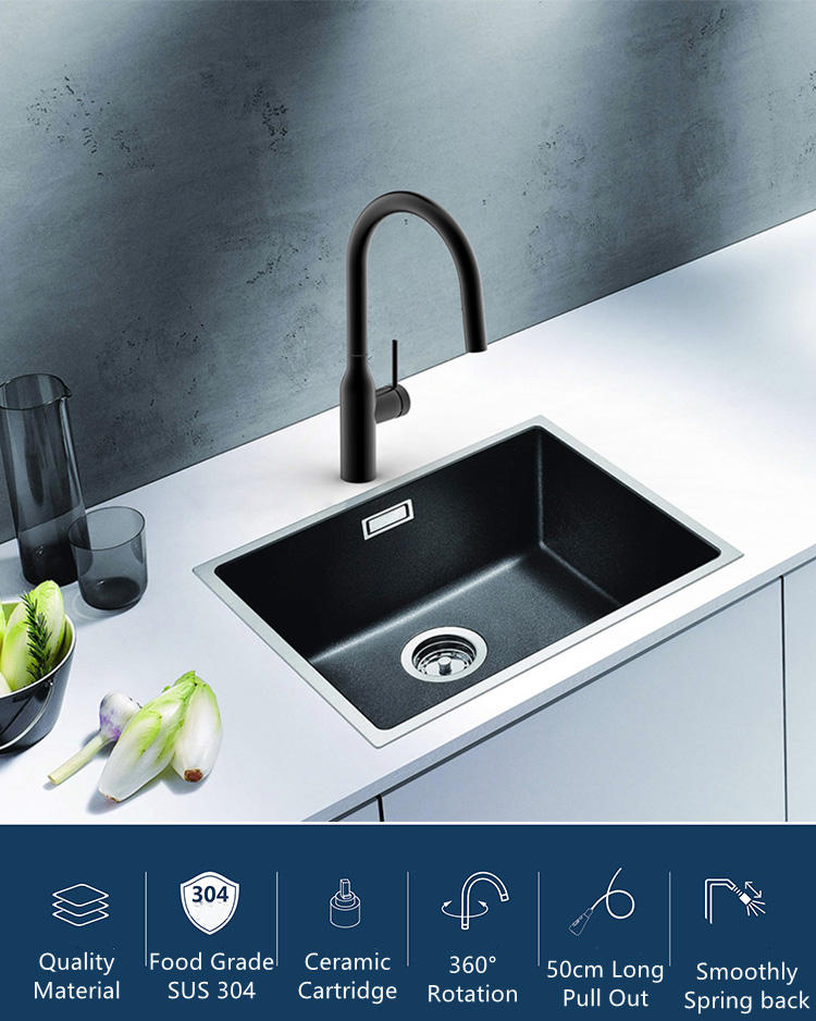 rated stainless steel kitchen faucets