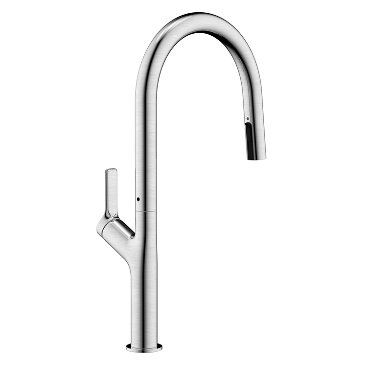Brushed Nickel Sink Tap 304 Stainless Steel Kitchen Faucet Pull Down Kitchen Faucet Mixer