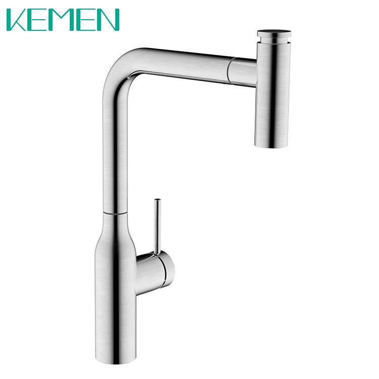 Hot Sale Deck Mount Faucet SUS 304 Kitchen Faucet Single Handle Pull Out Kitchen Taps