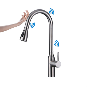 China Factory OEM And ODM Stainless Steel 304 Touch Sensor Pull Down Kitchen Faucet SUS304 Sink Tap