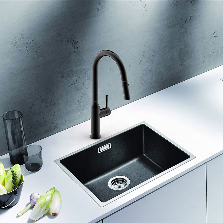 kitchen faucet with pull-out sprayer