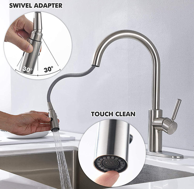 delta pull down faucet