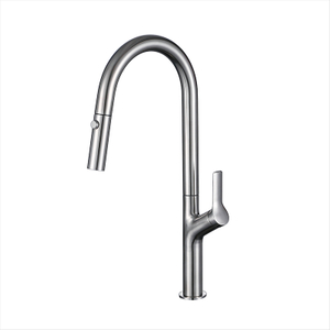 China Hot Sale Mixer Taps Brushed Kitchen Faucet Tap Hot And Cold Pull Down 304 Stainless Steel Kitchen Sink Faucet