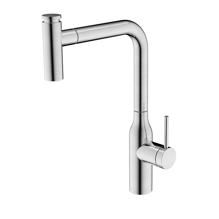 High-end One Handle Mixer Tap 304 Stainless Steel Kitchen Taps Mixer Faucets Lead-free Pull Out Kitchen Faucet