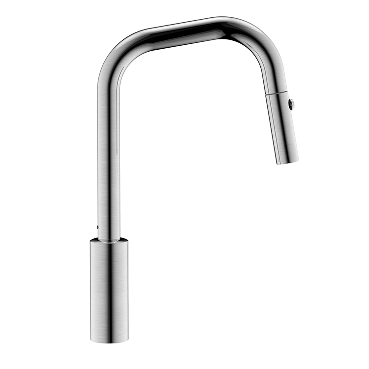 Hot Selling High Quality Kitchen Mixer Tap Single Handle 304 Stainless Steel Kitchen Sink Faucet With Pull Down Sprayer