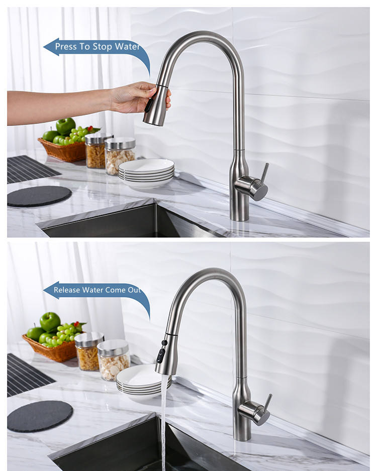 kitchen pull down faucet