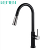 High Quality 304 Stainless Steel Faucet Mixer One Handle Taps Kitchen Faucet Pull Down