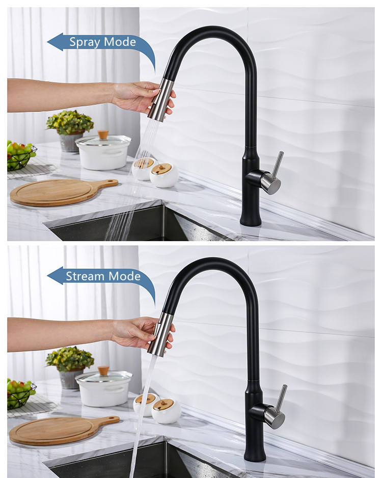 pull down kitchen faucets