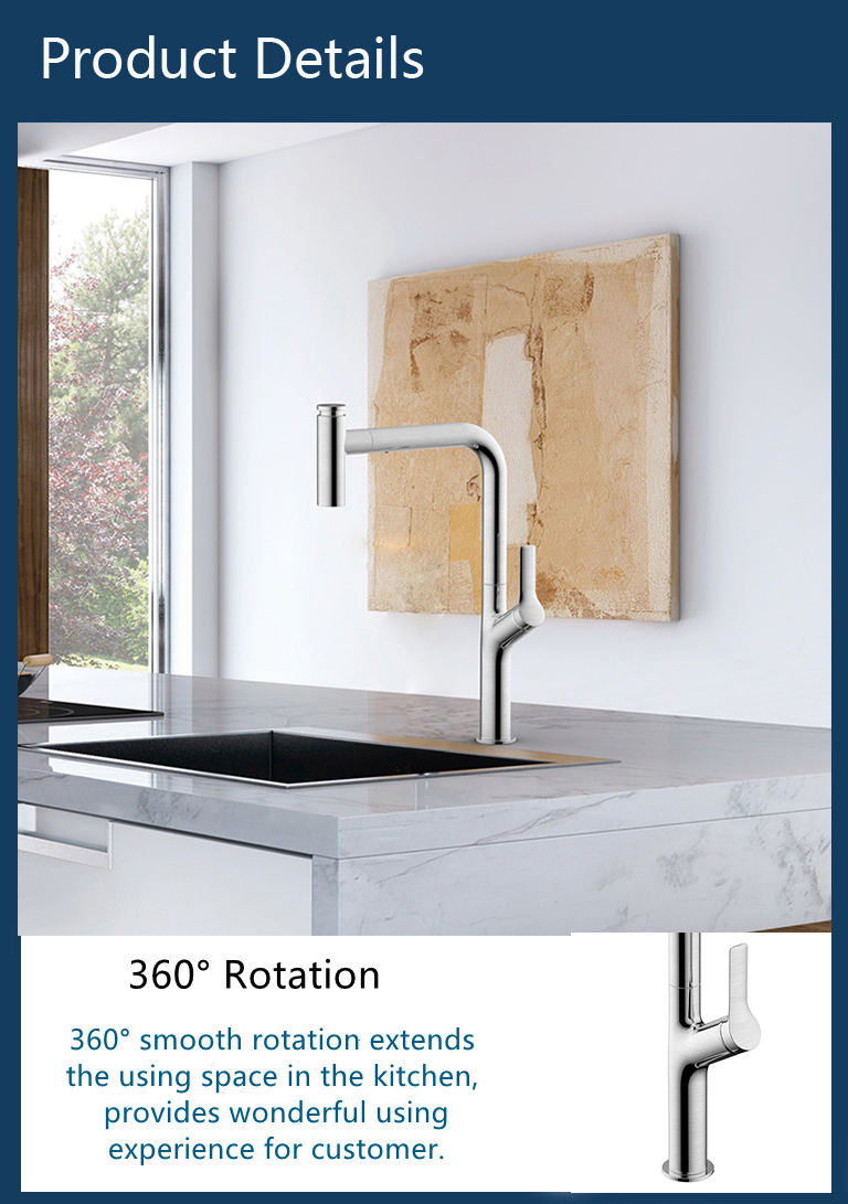 2 handle pull down faucet