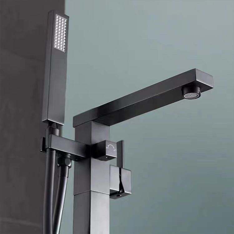 brushed silver bathroom faucet