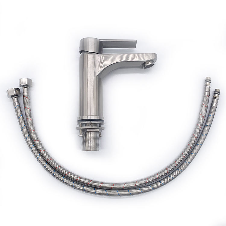 black faucet for pedestal sink