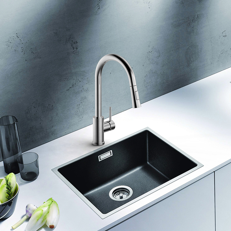 Hot Sell 360 Degree Rotation Kitchen Faucet 2022 Single Handle Mixer Tap Kitchen Pull Down Faucet
