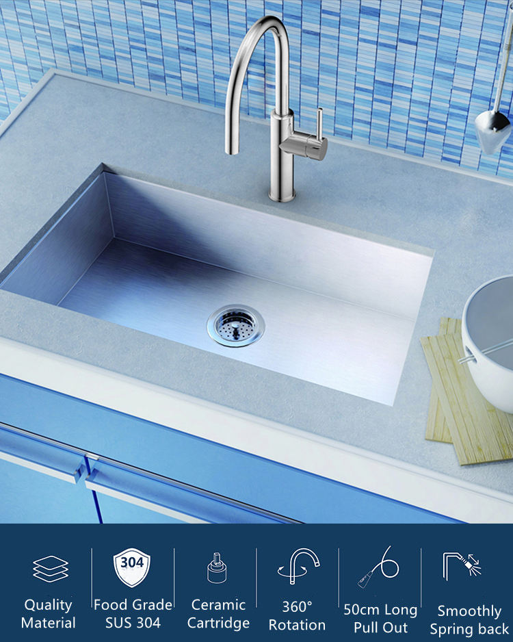 single post kitchen faucet