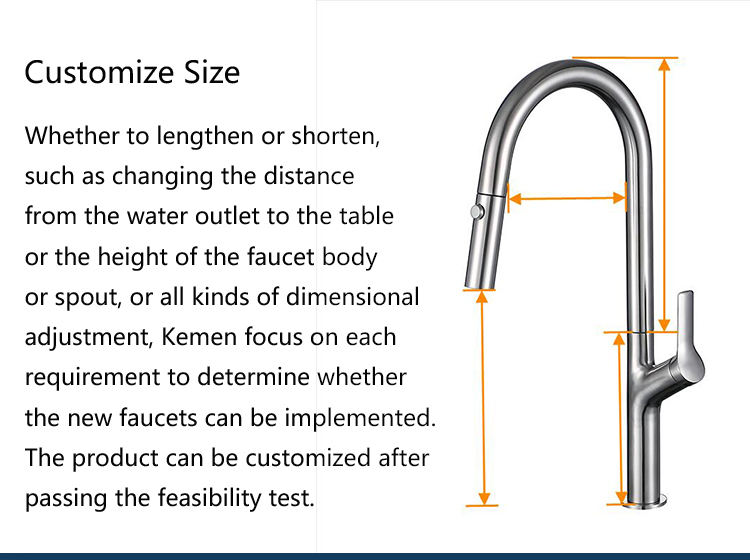 stainless kitchen faucet