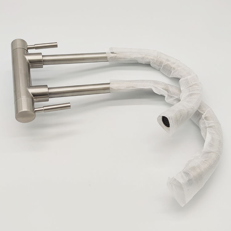 brass kitchen faucet