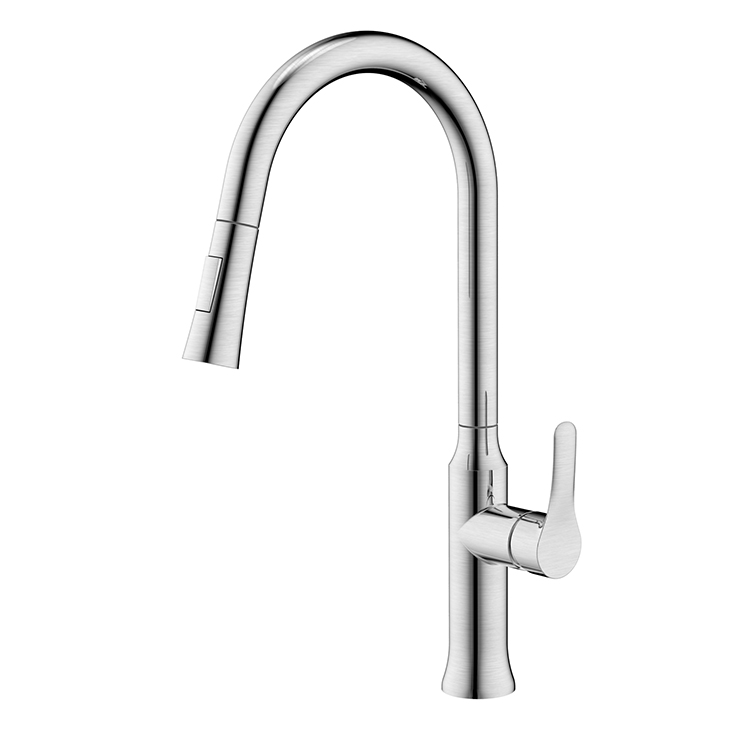 High Quality Mixer Tap Easy Retract Flexible Hose for Kitchen Faucet Dual Function Sprayer Pull Down Kitchen Sink Faucet