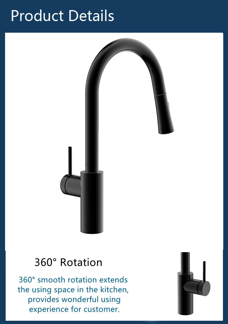 copper and black kitchen faucet