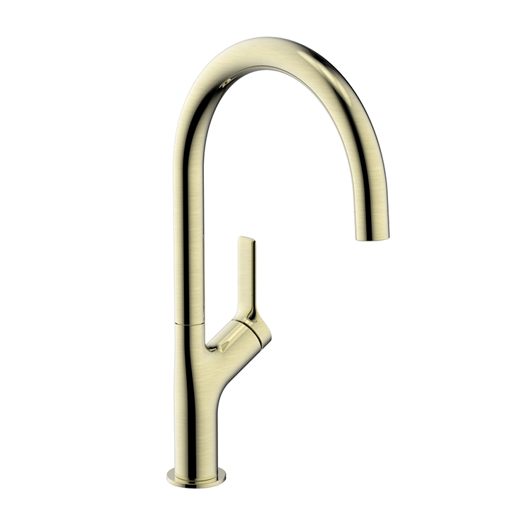 Modern 304 Stainless Steel Faucet Hot And Cold Water Mixer Taps Kitchen Faucet Gold