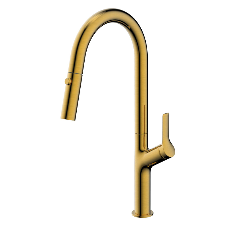 Rose Gold Faucet Hot And Cold Pull Down Kitchen Sink Faucet 304 Stainless Steel Water Tap