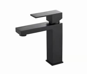 2022 New Design Matte Black Stainless Steel 304 Basin Mixer Washbasin Faucet