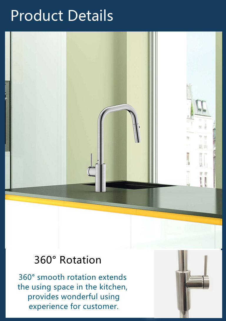 silver and gold kitchen faucet