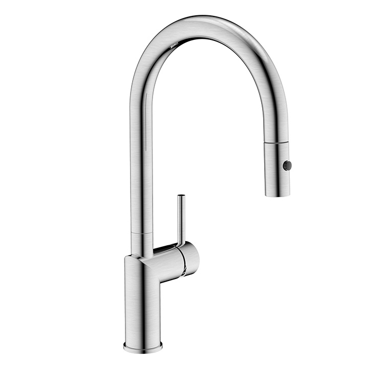 China Manufacturer Kitchen Sink Faucet Stainless Steel 304 Pull Down Kitchen Faucet 360 Rotation Water Tap