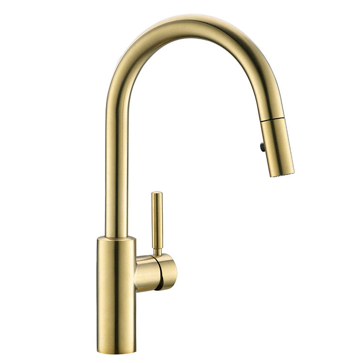 gold kitchen faucet