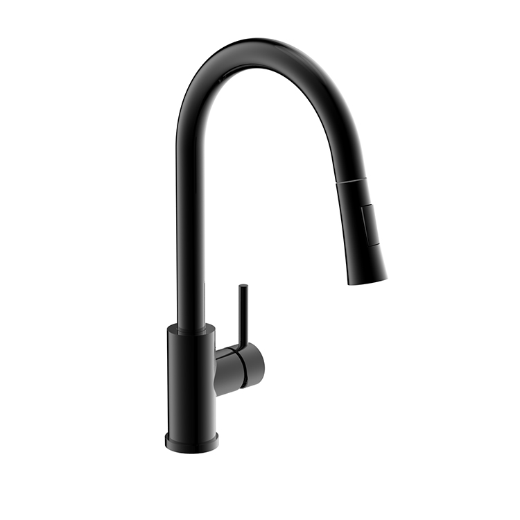 360 Degree Rotation Faucets Single Handle Mixer Sink Tap 304 Pull Down Spray Kitchen Faucet