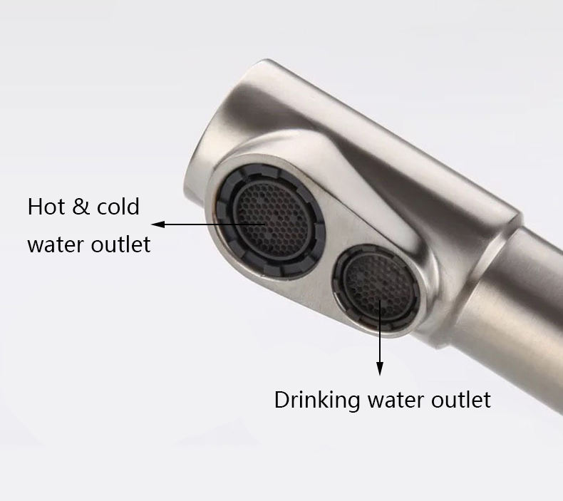 single-handle drinking water filtration faucet