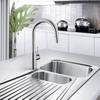 Hot Selling 304 Brushed Pull Down Kitchen Faucet Single Level Hot Cold Mixer Faucets