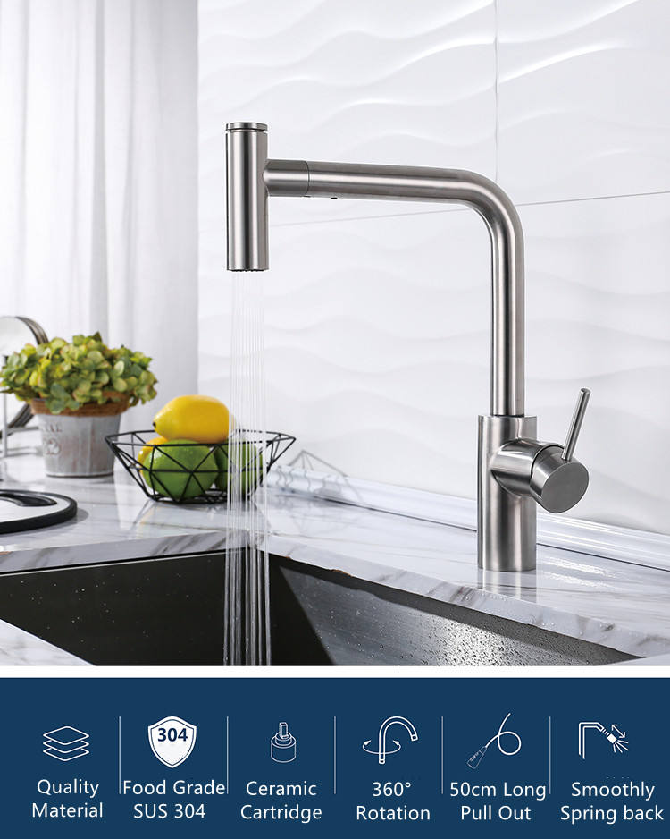 kitchen faucet with soap dispenser