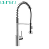 New Modern Style SUS304 Kitchen Faucet Pull Down Spring Water Sink Mixer Tap Kitchen Faucets With Sprayer