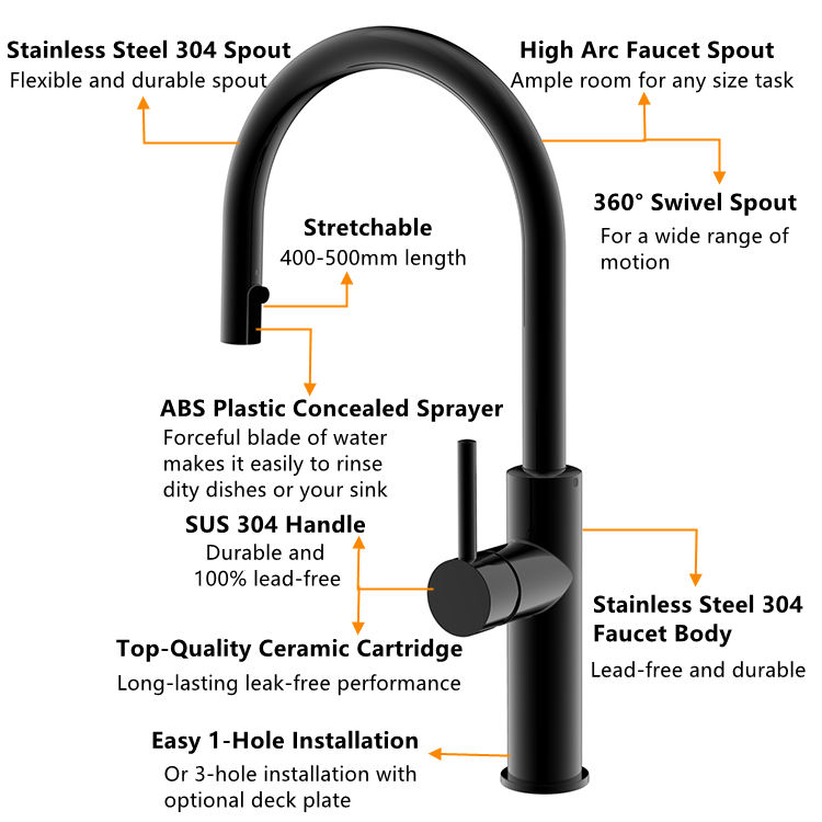 bronze kitchen faucet