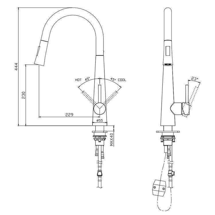 kitchen pulldown faucet