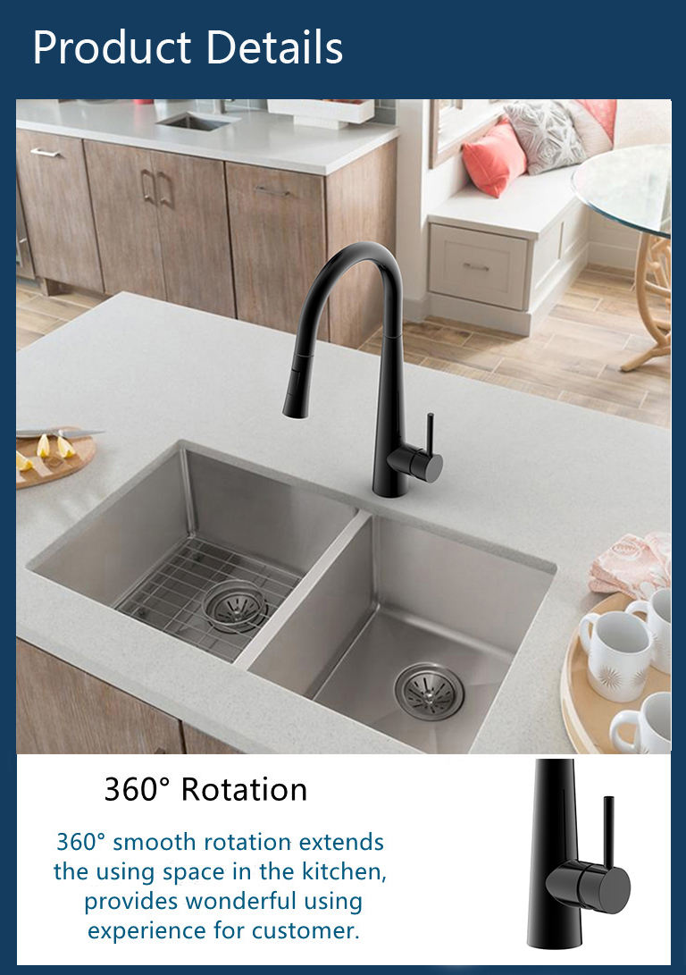 kitchen faucet matte black