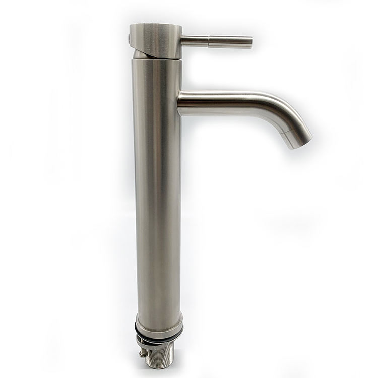 brushed nickel bathroom faucet