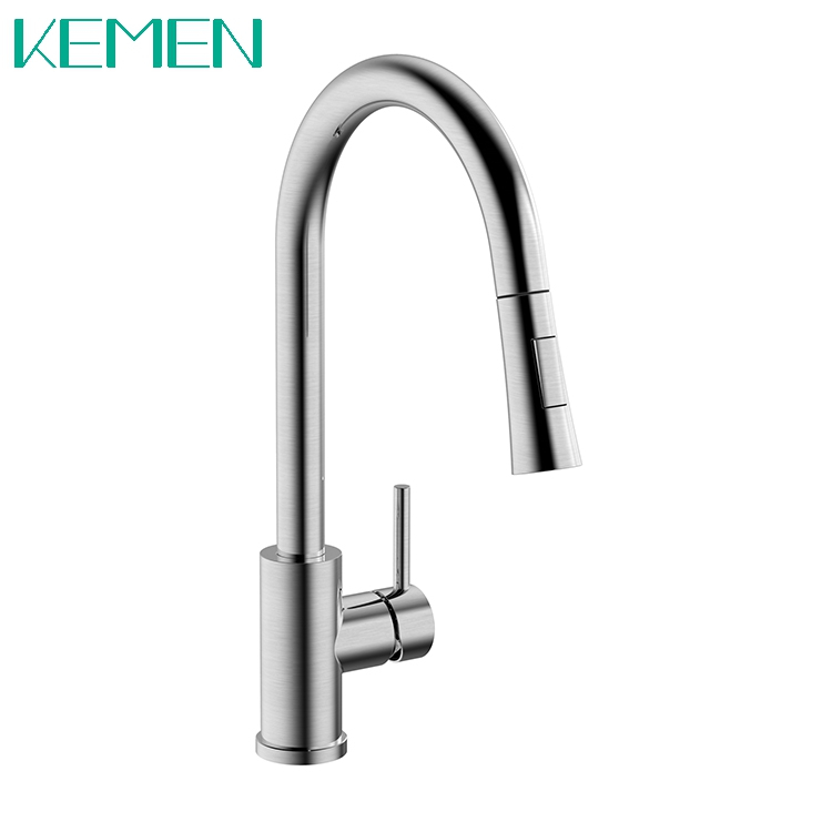 Hot Sell 360 Degree Rotation Kitchen Faucet 2022 Single Handle Mixer Tap Kitchen Pull Down Faucet