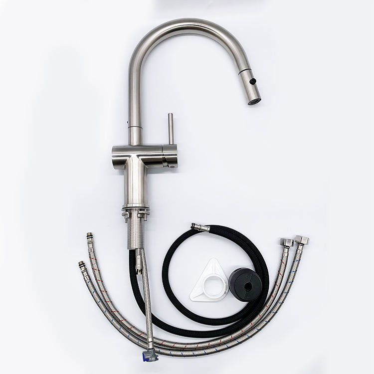 kitchen faucet with separate sprayer